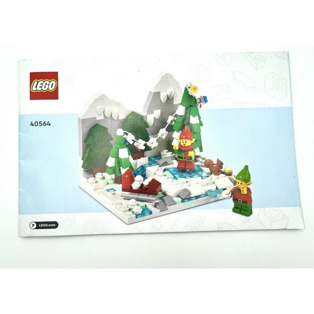 LEGO Manual Only 40564 Paper Instructions Christmas Winter Elves Scene